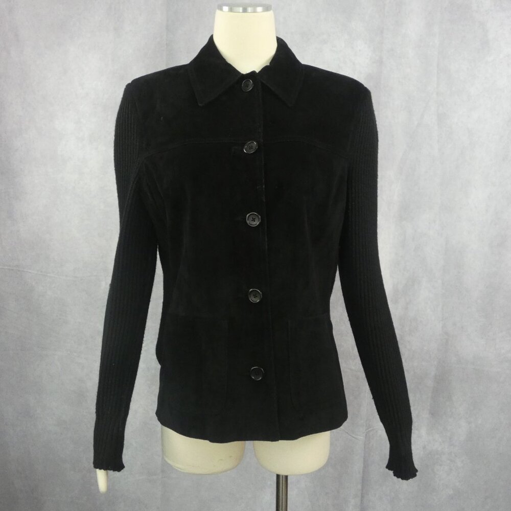 Vintage Maud Frizon Suede Sweater Jacket